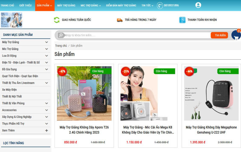 hướng dẫn mua hàng tại mira