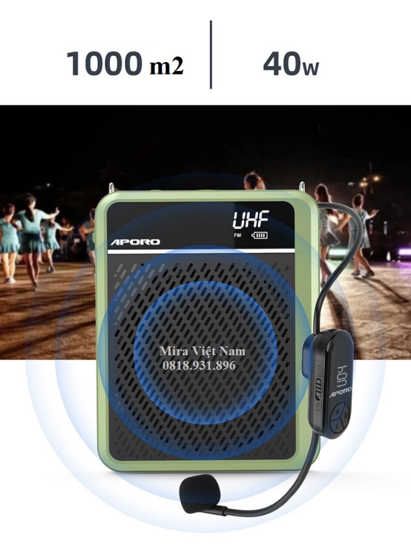 máy trợ giảng aporo t28 uhf