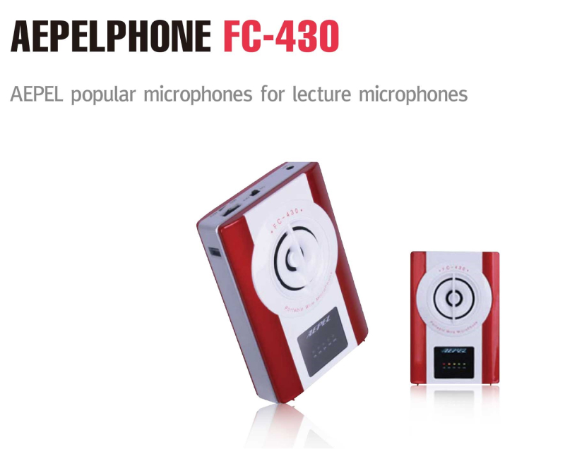 máy trợ giảng aepel fc-430