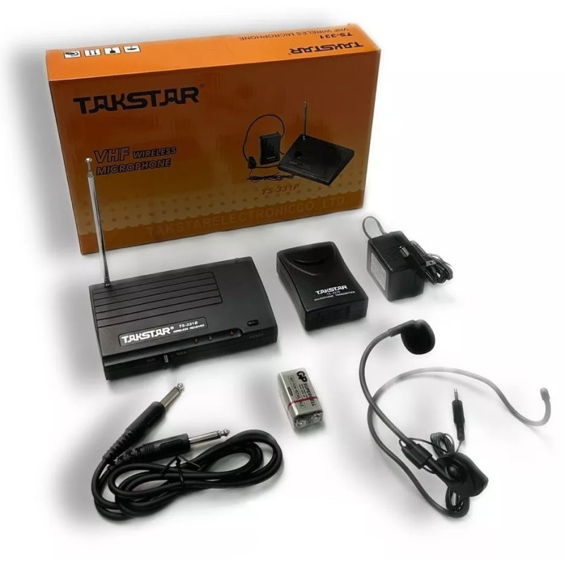 trọn bộ micro cài áo không dây trợ giảng Takstar TS 331B