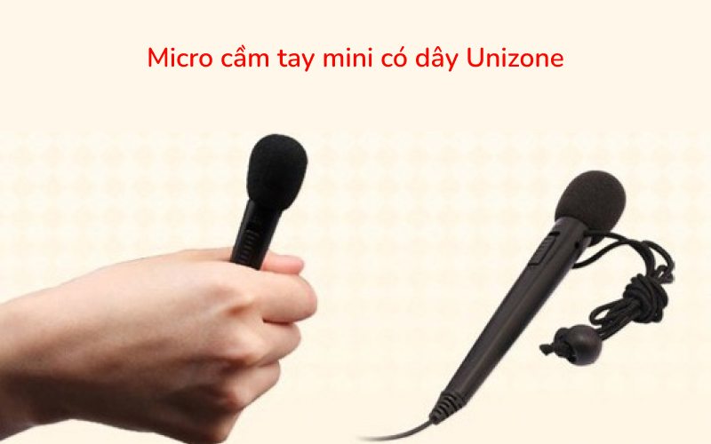 micro cầm tay mini unizone