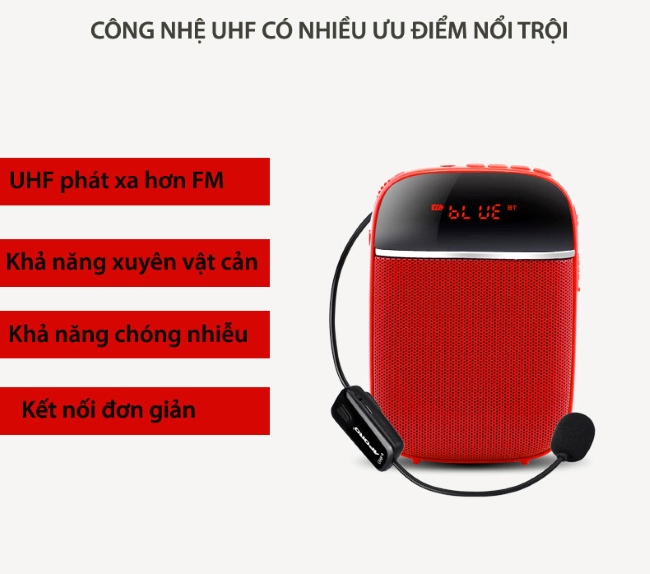 tính năng của Máy trợ giảng Aporo T2 UHF
